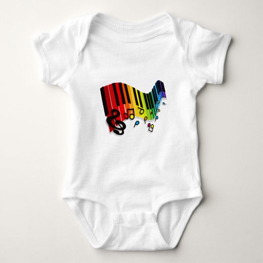 Flabby_Expression Baby Strampler (Vorderseite)