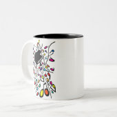Flabby_Expression Zweifarbige Tasse (Vorderseite Links)