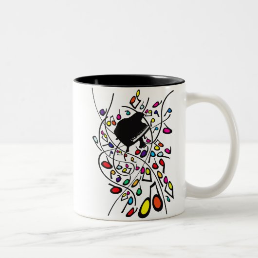 Flabby_Expression Zweifarbige Tasse (Rechts)