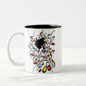 Flabby_Expression Zweifarbige Tasse (Links)