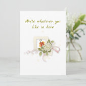 flach feiertagskarte (Stehend Vorderseite)