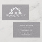 Flach glatte moderne Reinigung hält Visitenkarte (Vorne/Hinten)