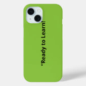 Flach-grüner Hintergrund – Schultextur Case-Mate iPhone Hülle (Rückseite)