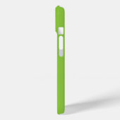 Flach-grüner Hintergrund – Schultextur Case-Mate iPhone Hülle (Rückseite / Links)
