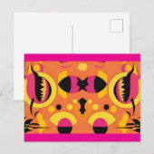 Flach liegen oder flach lügen postkarte (Vorne/Hinten)