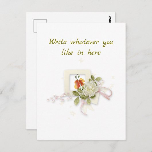 flach postkarte (Vorne/Hinten)