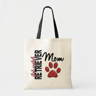 Flach-Überzogene Retriever-Mama 2 Tragetasche