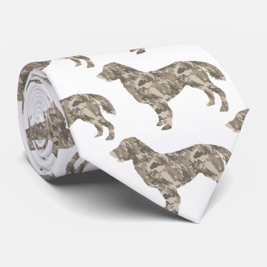 Flach-Überzogener Retriever Krawatte (Gerollt)