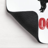 Flach-Überzogener Retriever Mousepad (Ecke)