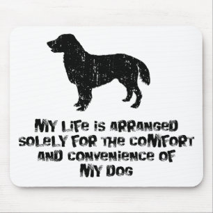 Flach-Überzogener Retriever Mousepad