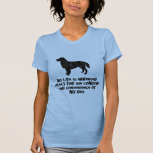 Flach-Überzogener Retriever T-Shirt