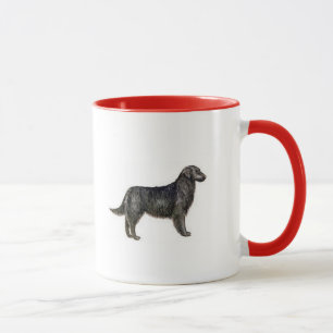 Flach-Überzogener Retriever Tasse