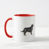 Flach-Überzogener Retriever Tasse (Links)