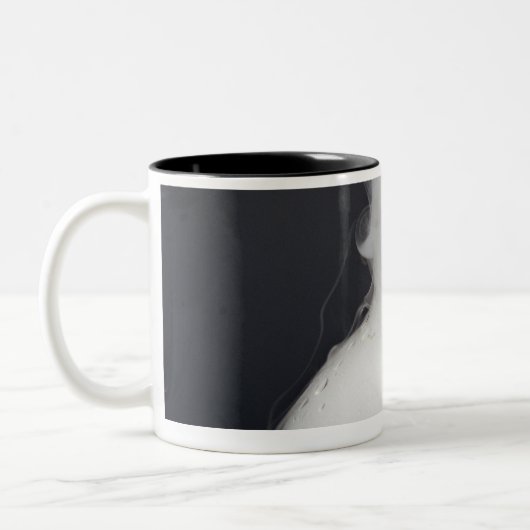 Flach-Unterseite Flasche Zweifarbige Tasse (Links)