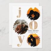 flach Weihnachten Gold Elegante Modernes Gold 3 Fo (Vorne/Hinten)