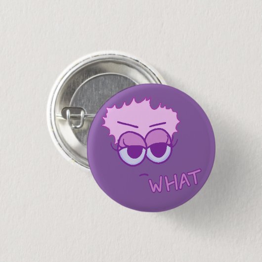 Flach welcher Knopf (Veilchen und Lavendel auf Button (Vorne & Hinten)