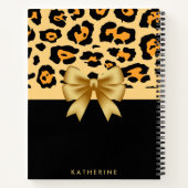 Flachband und Leopard Notizblock (Rückseite)