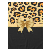 Flachband und Leopard Tischdecke (Vorderseite)