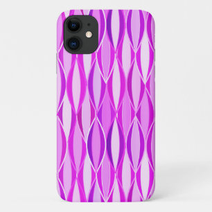 Flachbanddruck Mitte des Jahrhunderts - orchid und Case-Mate iPhone Hülle