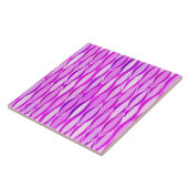 Flachbanddruck Mitte des Jahrhunderts - orchid und Fliese (Seite)