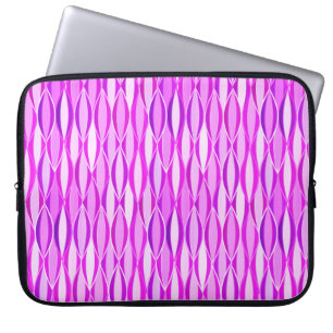 Flachbanddruck Mitte des Jahrhunderts - orchid und Laptopschutzhülle