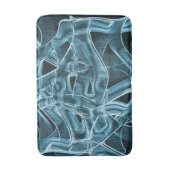 Flachbandkurven, blauer Nebel mit Relief und Überl Badematte (Vorderseite Vertikal)