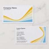 Flachbandwelle - Farben 04b Visitenkarte (Vorne/Hinten)