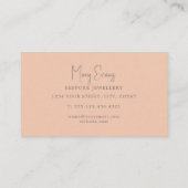 Flachbemalte abstrakte Berge Visitenkarte (Rückseite)