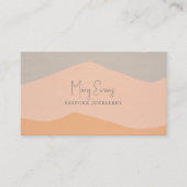 Flachbemalte abstrakte Berge Visitenkarte (Vorderseite)