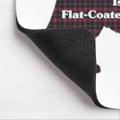Flachbeschichtete Retriever-BESTE FREUNDIN Geschen Mousepad (Ecke)