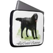 Flachbeschichtete Retriever Kunstgeschenke Laptopschutzhülle (Vorne Rechts)