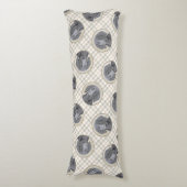 Flachbeschichtete Retriever-Malerei Schwarze Haust Seitenschläferkissen (Vorderseite Vertikal)