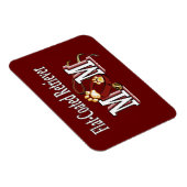 Flachbeschichtete Retriever-Mama Geschenke Magnet (Rechte Seite)