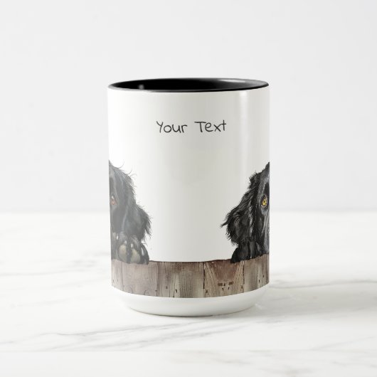 Flachbeschichtete Retriever-Tasse Tasse (Zentrum)