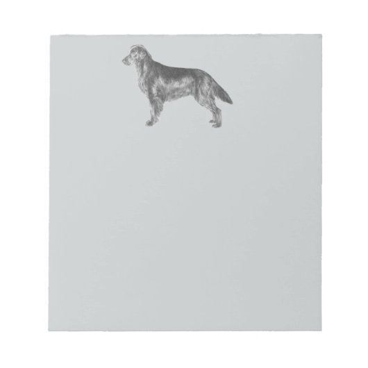Flachbeschichteter Retriever-FCR Notizblock (Vorderseite)