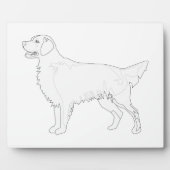 Flachbeschichteter Retriever für die Farbgestaltun Fotoplatte (Vorderseite)