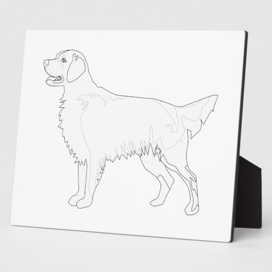 Flachbeschichteter Retriever für die Farbgestaltun Fotoplatte (Seite)