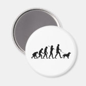 Flachbeschichteter Retriever Magnet (Vorderseite/Rückseite)