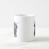 Flachbeschichteter Retriever Mama 2 Kaffeetasse (Mittel)