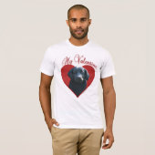 Flachbeschichteter Retriever, mein Valentin T-Shirt (Vorne ganz)