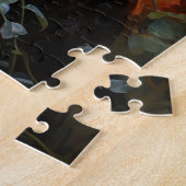 Flachbeschichteter Retriever Puzzle (Seite)