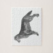 Flachbeschichteter Retriever Puzzle (Vertikal)