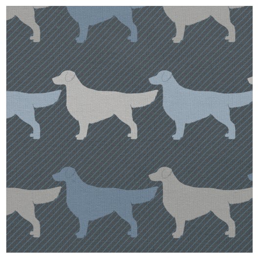 Flachbeschichteter Retriever Stoff (Nahaufnahme)