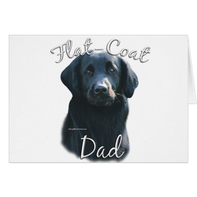 Flachbeschichteter Retriever Vater 2 (Vorderseite (Horizontal))