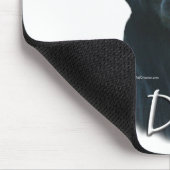Flachbeschichteter Retriever Vater 2 Mousepad (Ecke)