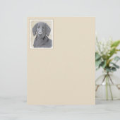 Flachbeschichtetes Retriever-Gemälde - Originale H (Stehend Vorderseite)