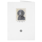 Flachbeschichtetes Retriever-Gemälde - Originale H (Hinten)
