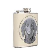 Flachbeschichtetes Retriever-Gemälde - Originale H Flachmann (Rechts)