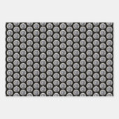 Flachbeschichtetes Retriever-Gemälde - Originale H Geschenkpapier Set (Vorderseite 3)