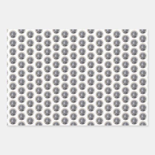 Flachbeschichtetes Retriever-Gemälde - Originale H Geschenkpapier Set (Vorderseite 2)